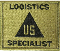 Logistics Specialist OCP Scorpion Shoulder Sleeve Patch With Velcro